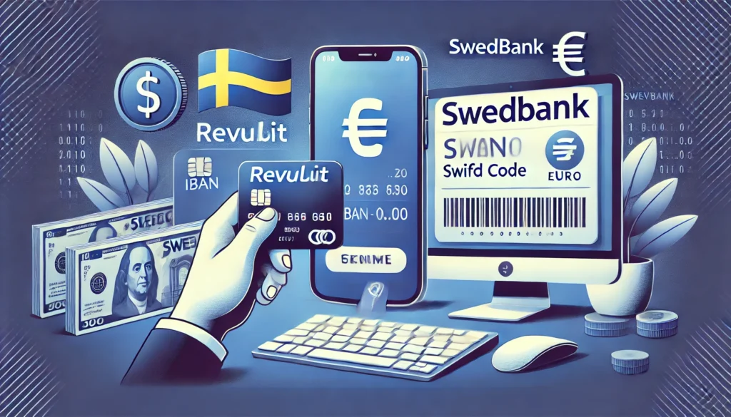 Föra över pengar från Revolut till Swedbank